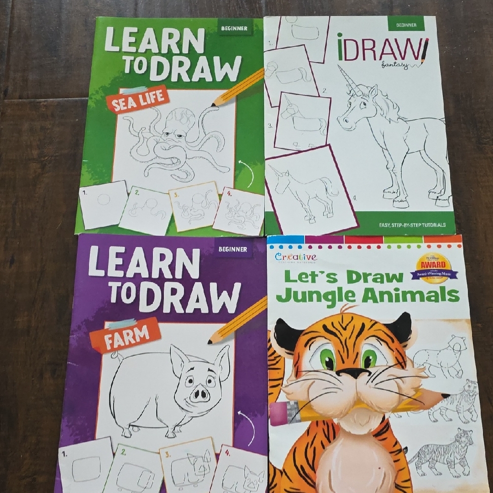 Learn to Draw Book Set 5/$15